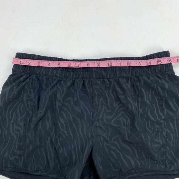 Marika Running Shorts with Panty Activewear Animal Zebra Print L Black - Picture 3 of 9